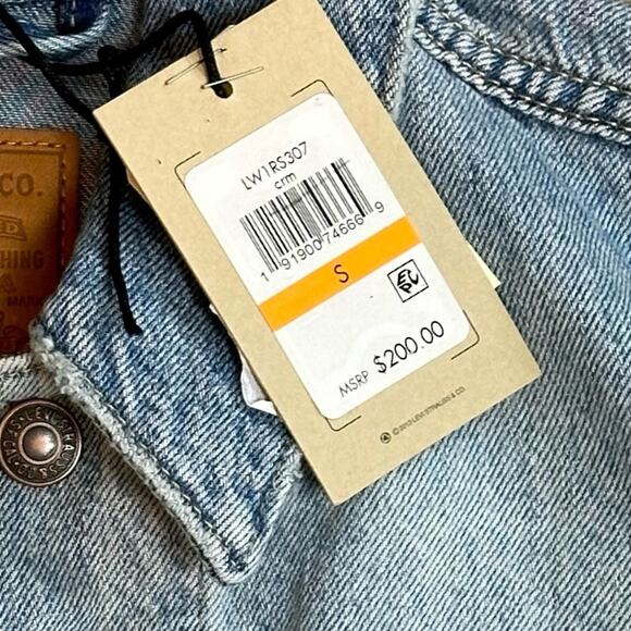 Levi’s Trucker Denim Jean Button Front Jacket Coat Size S Small NWT - Picture 8 of 10